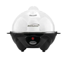 Brentwood TS-1045BK Electric 7 Egg Cooker with Auto Shut Off, Black Omelet 
