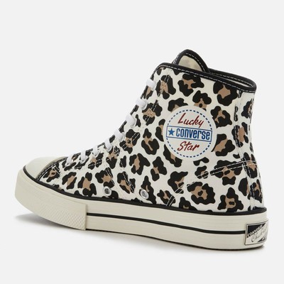 converse lucky star leopard