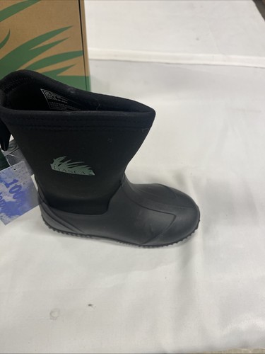 Itasca Unisex-Kid's Youth Bayou Waterproof Boot , Tall, Size 4 ,Black, - Picture 5 of 8