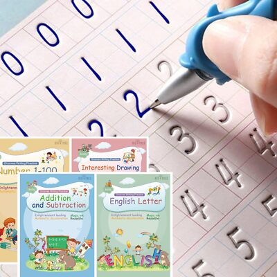 Magical Handwriting Workbooks Handwriting Practice Copybook Handwriting Aid M...