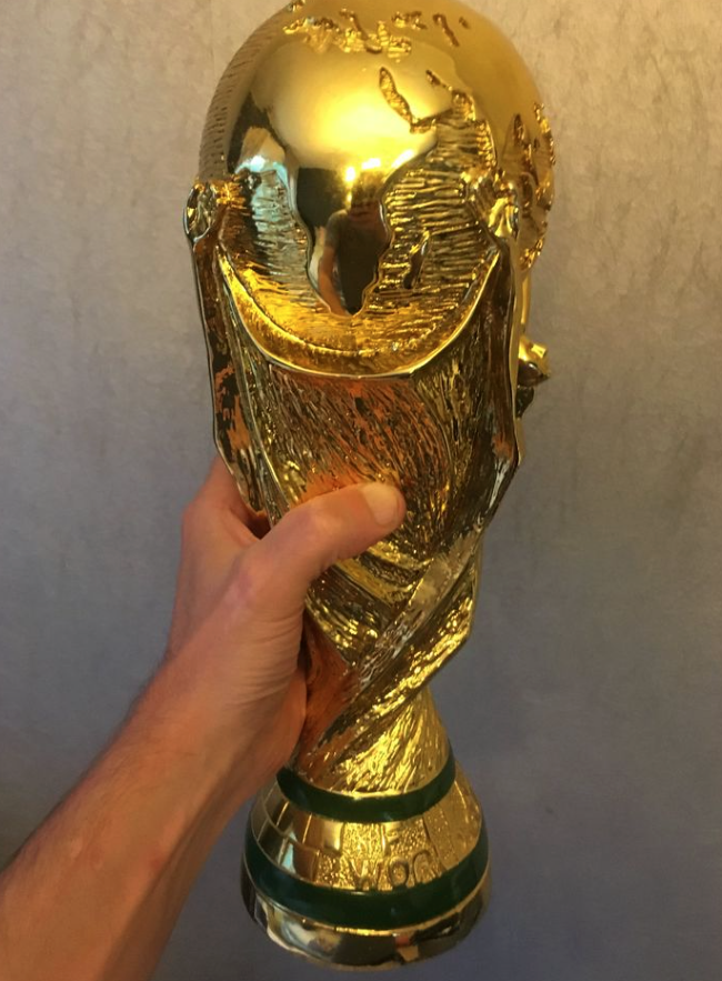 🚚 Livraison 48h 🚚 Replique Trophee Coupe Du Monde 36 cm, 1.2 kg