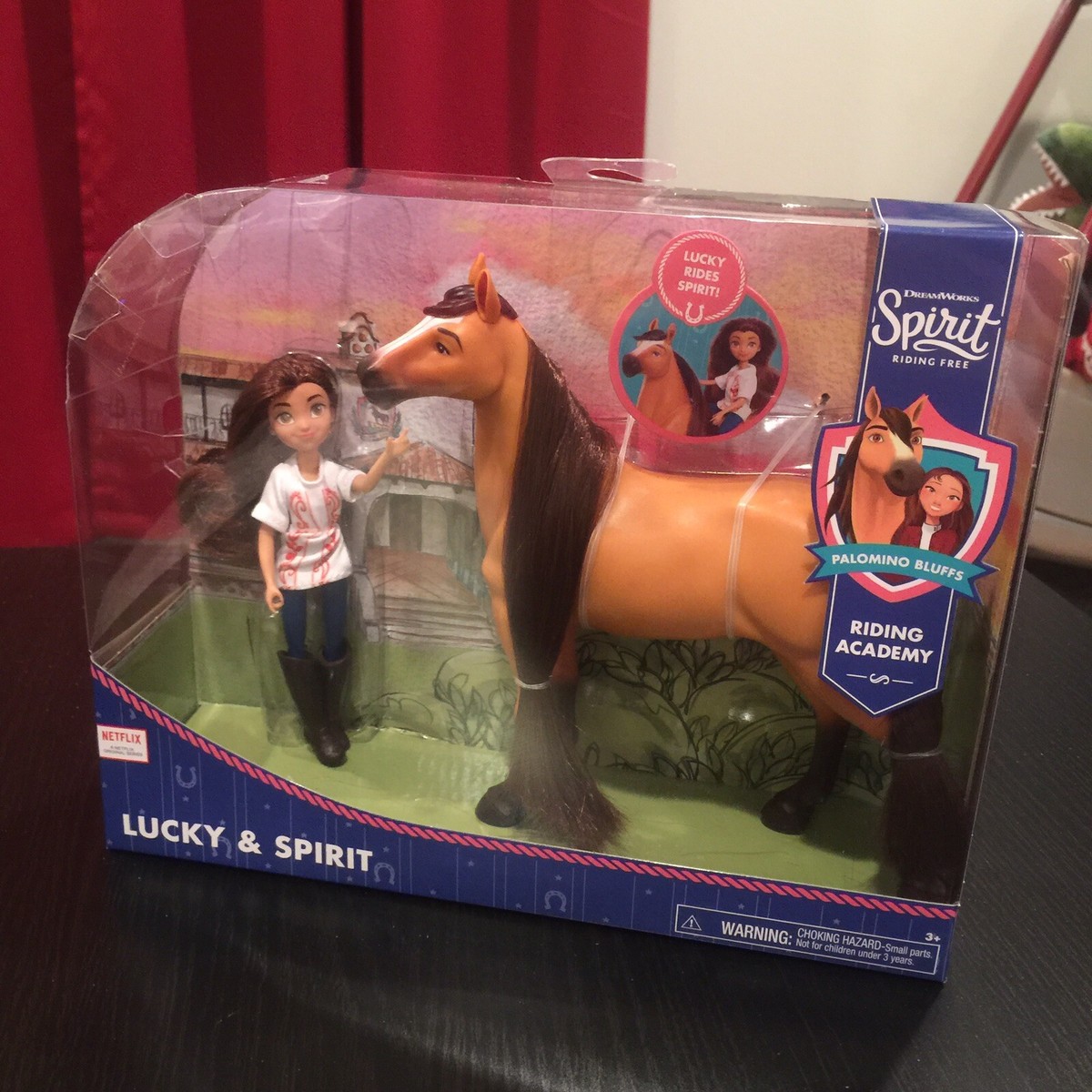 NEW Dreamworks Riding Free Riding Academy Lucky Spirit Horse