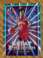 JOSH CHRISTOPHER - 2021-22 Donruss - Great X-Pectations Holo Teal Laser -Card 16