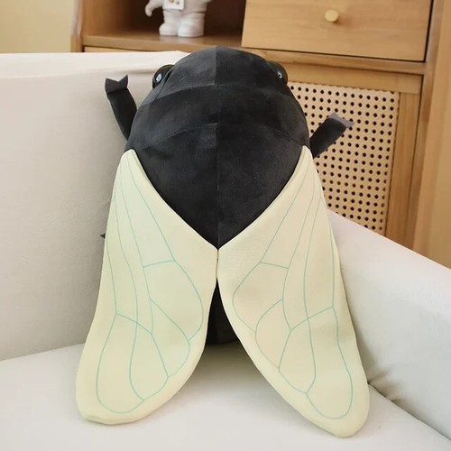 Cicada Insect White Wings 19 Inch Pillow Stuffed Animal Plush Toys Toddler Kids - 第 1/4 張圖片