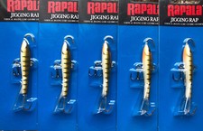5 Rapala Jigging Rap W7 GYP Glow Yellow Perch fishing lure 5/8 oz 2-3/4" S1