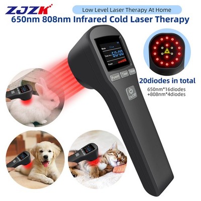 Laser Therapeutic For Pain Relief 650nm 808nm Red Light Physical Therapy Device