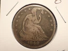1848 O Seated Liberty Half Dollar- VG Details
