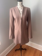Calvin Klein Long Open Blazer Size 8