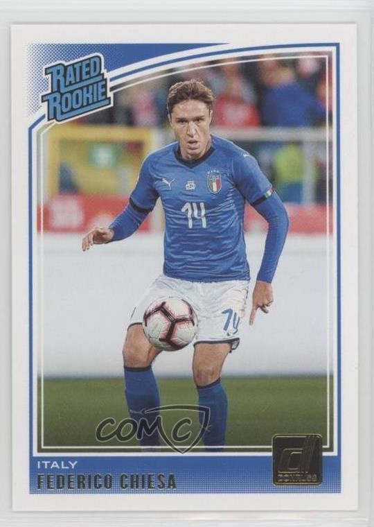 2018-19 Panini Donruss Rated Rookie Federico Chiesa #192 1yj