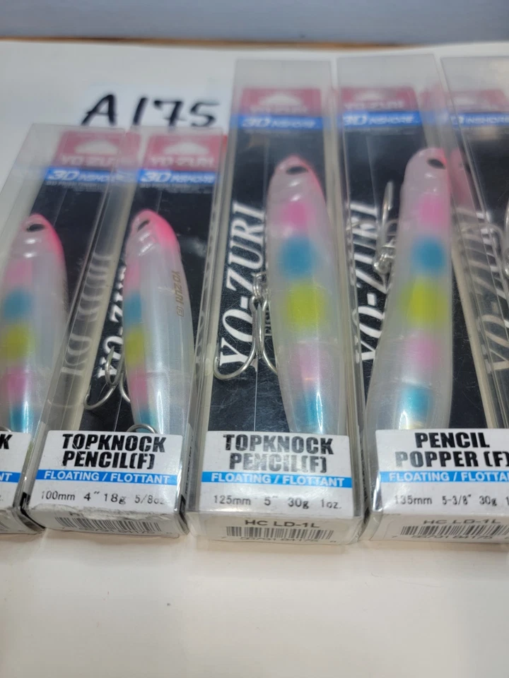 Lote de 5 señuelos Yo-Zuri Topwater Clown color diferentes modelos  Foto 4 de 4