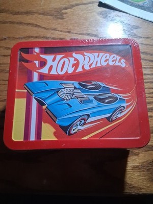  Hallmark School Days Mini ''1970's Hot Wheels'' metal Lunchbox - New Sealed