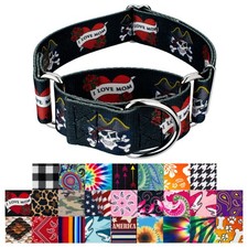 Country Brook Petz  HossFit Wide Martingale Dog Collar