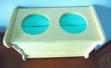 Lovevery Wooden Montessori Sensory Box with Felt and Wooden Pieces Handcrafted D