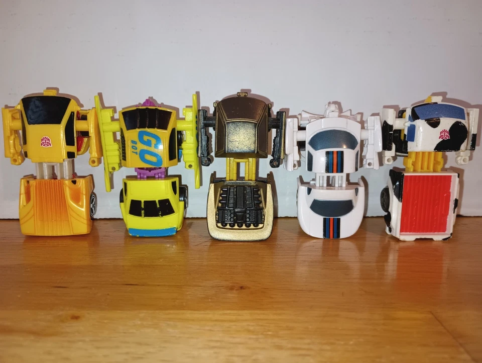 Transformers Go-Bots Spy Changers Lot Of 5 Bumblebee Ironhide Soundwave Jazz REV - Image 2 of 4