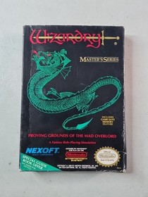 Wizardry: Proving Grounds of the Mad Overlord (Nintendo NES, 1990) Box Cart