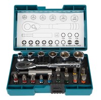 Makita Ratschen + Bit-Set 21 Tlg., B-54081