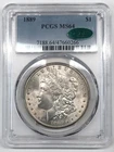 1889P Morgan Silver Dollar PCGS MS64 CAC HOT 50 VAM-18A DDO EAR & DIE CHIP (VSS)