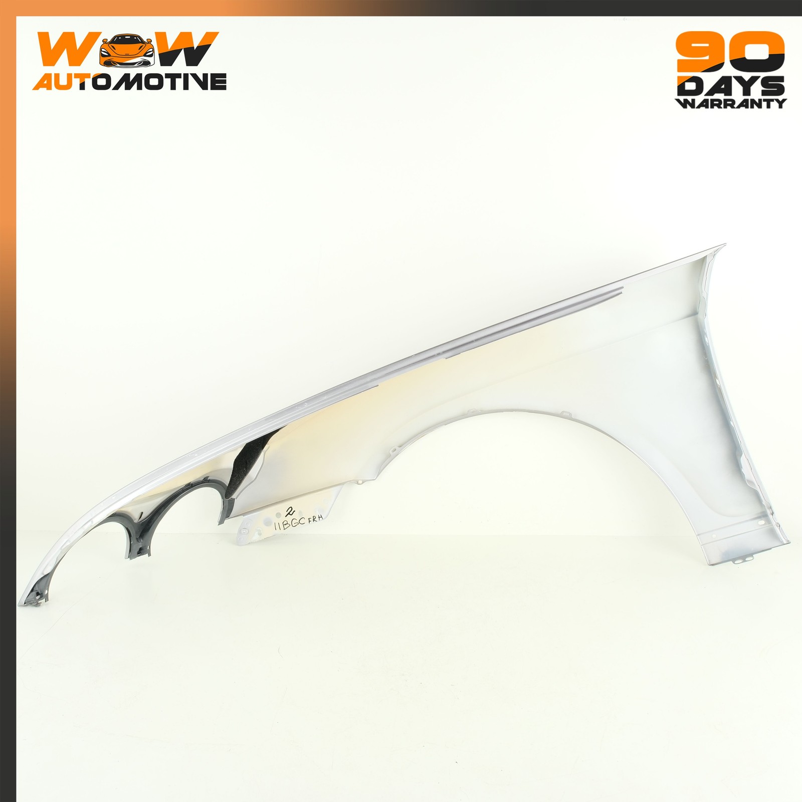 Bentley Continental GT 2010-2012 Front Right Fender Silver