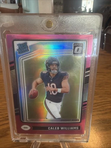2024 Panini Donruss Optic - Rated Rookie Caleb Williams #201 Pink Prizm (RC)