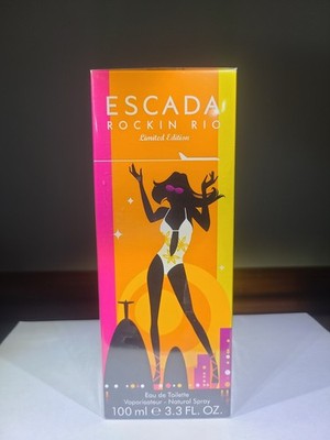 Escada Rockin Rio EDT Spray Limited Edition 3.3 3.4 oz / 100 ml New Sealed Box