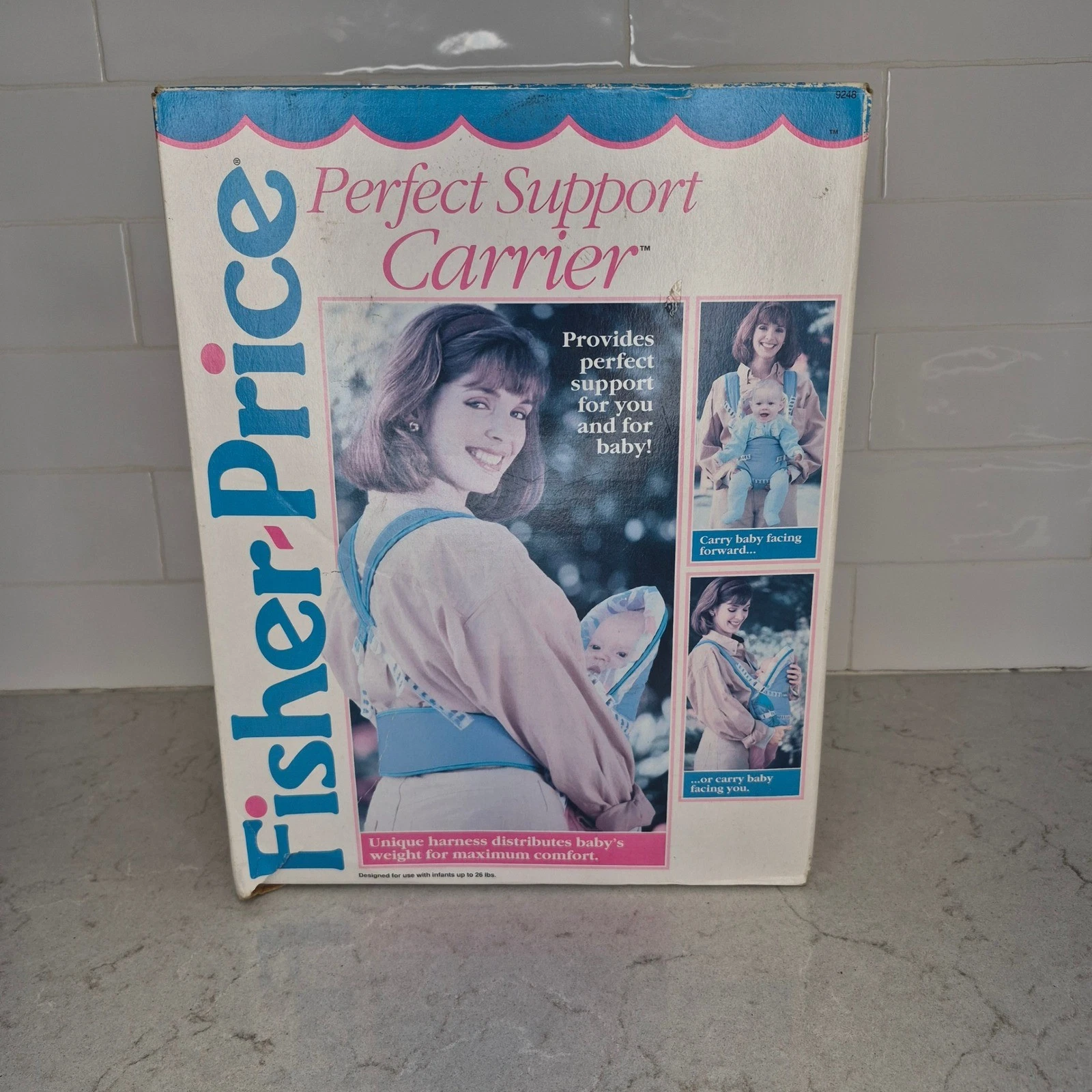 Fisher-Price Baby Carrier Vintage 1994 Perfect Support 9248 Multicolor Kids