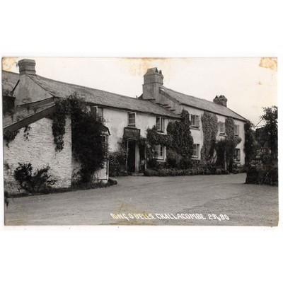 CHALLACOMBE Devon, Ring o Bells Inn RP Postkarte, unbenutzt