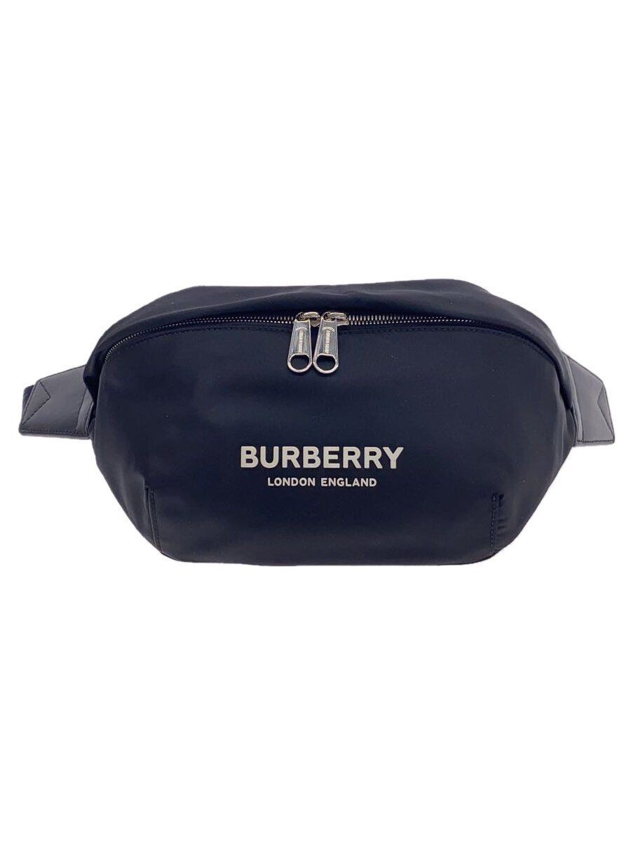 Burberry 8110727 関税送料込 BURBERRY LONDON waist bag nylon Black plain 8049095 Used | eBay