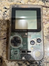 Nintendo Game Boy Pocket Clear Handheld System Headphone Jack MGB-001