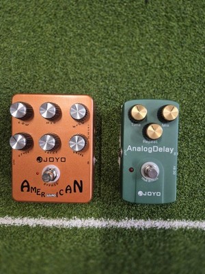 2 PACK! JOYO JF-33 Analog Delay/JOYO American Sound. Marshall Knobs. 