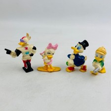 Vintage Kellogg Disney DuckTales 4 Figure Lot 1991 Cereal Prize Scrooge Webby