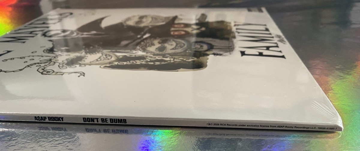 A$AP ASAP Rocky - Don't Be Dumb 2LP Black White Vinyl Mayers