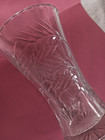 6" Vintage Lead Crystal Vase Leaf design — photo 7