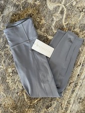 Athleta Salutation Stash 7/8 Tight with Pockets Size Small - Slate Gray 531321 