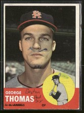 1963 Topps #98 George Thomas