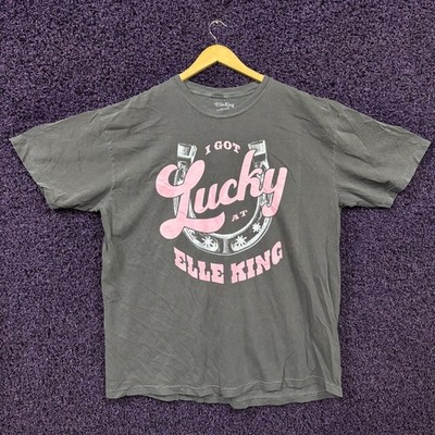 I Got Lucky at Elle King A Freaking Men 23 Tour T-Shirt XXL