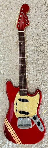 1970 Fender Mustang Competition Red One Owner OHSC Receipt Manual Time Capsule