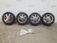 03 Ford Tbird Thunderbird 17x7.5 Wheel Rim Set Chrome With Tires