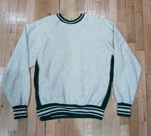 Vintage Michigan State Spartans MSU Crewneck Sweatshirt 90s Ribbed See Pics Size - Bild 12 von 18