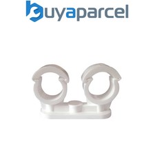 Image of Talon 22mm Quick Lock Double Hinged Snap Over Pipe Clip 50 Per Box - 250