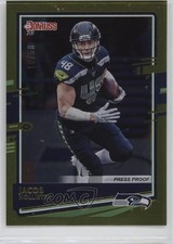2020 Panini Donruss Press Proof Gold 10/50 Jacob Hollister #228 7eo