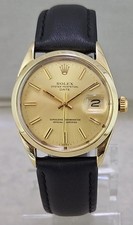 Rolex Oyster Perpetual Date 1550 14k Gold Capped SS MINT ORIG DIAL Watch 1972 3