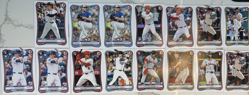 Bowman 2026 Bowman RC Rookie 15 Card Lot DeLauter Yesavage Caissie Misiorowski