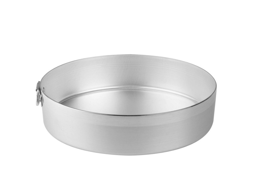AGNELLI Aluminum Cylindrical Cake Ring Cm28 Silver