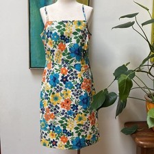 Tommy Hilfiger Retro Print Flower Cotton Dress Size 8