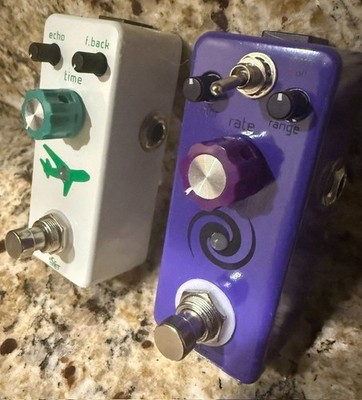 Iset Analog Flight Delay and Phaser-Flanger swirl combo used both good cond