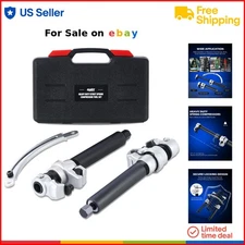 Coil Spring Compressor Set Heavy Duty Extendable Bracket 2200 lb Capacity for...