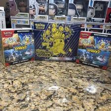 Pokemon TCG Surging Sparks Elite Trainer Box Factory Sealed & 2 Booster Bundles