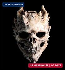 Full Head Skull Mask, Skeleton Mask forMen  Women - Deluxe Latex Helmet Cosplay