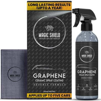 Graphene Ceramic Spray Coating - LAST SO LONG! Quick & Easy for Cars, Motorcy...