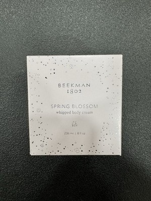 Beekman 1802 SPRING BLOSSOM Pure Goat Milk Whipped Body Cream 8 oz NEW SEALED